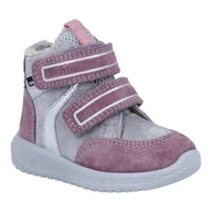 Buty dla dziewczynek - Richter Buty dziecięce dla dziewczynek Timmy buty do nauki chodzenia, Iron/Mauve/Silver, 24 EU, Iron Mauve Silver, 24 EU - miniaturka - grafika 1