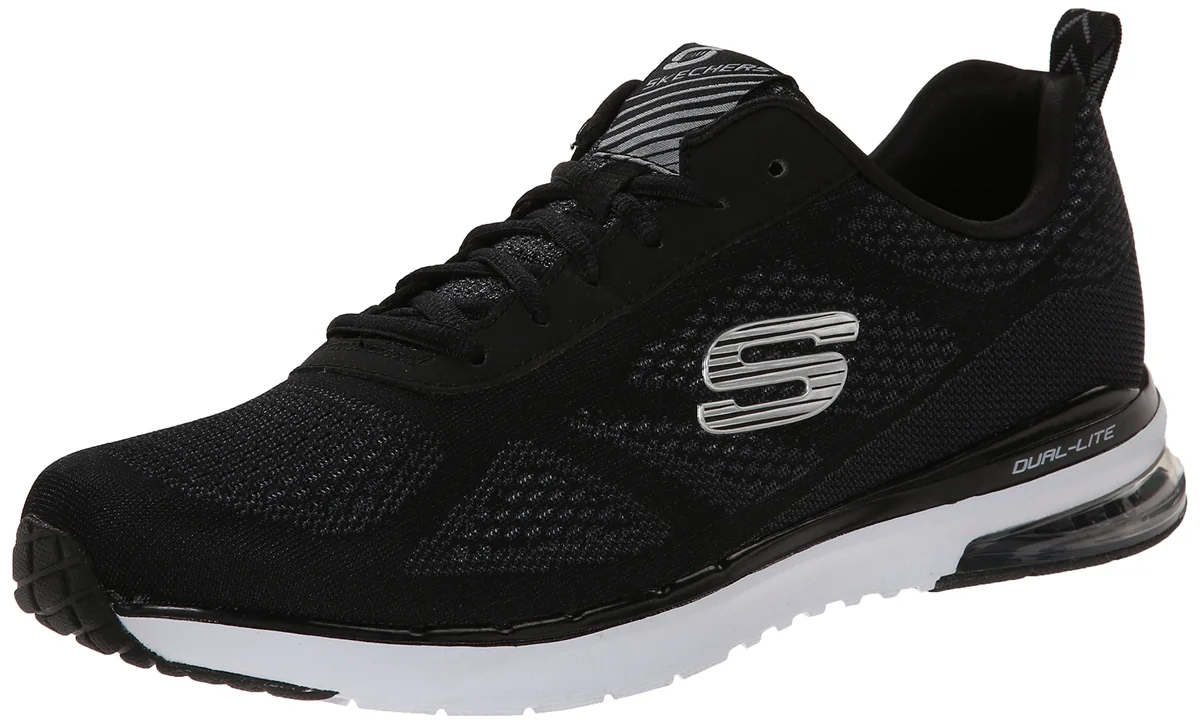 Skechers Air - Infinity, Męskie trampki sportowe, niebieski Ryor, 46 EU