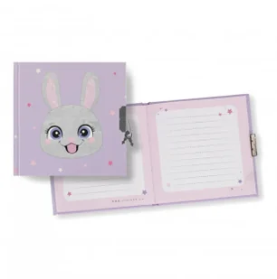 Pamiętnik zamykany Królik - Starpak - Szkolne artykuły papiernicze - miniaturka - grafika 1