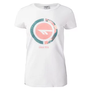 Koszulki sportowe damskie - Damska Koszulka HI-TEC LADY DEFI M000160005 – Biały - grafika 1