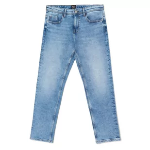 Cropp - Niebieskie jeansy comfort - Niebieski - Spodnie męskie - miniaturka - grafika 1