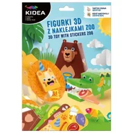 Zabawki kreatywne - Figurki 3D z naklejkami Zoo Kidea Derform - miniaturka - grafika 1