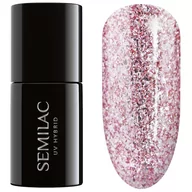 Lakiery hybrydowe - Semilac Semilac rose gold shimmer 293 ZE0507-293 - miniaturka - grafika 1
