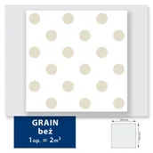 Sztukateria - Kaseton sufitowy z polistyrenu Grain beż 2 m² 50 x 50 cm DMS - miniaturka - grafika 1