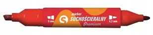 Tetis Marker Suchościeralny suchościeralny okrągły/ścięty czerw. KM504-C2 - Markery do tablic - miniaturka - grafika 1