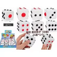 Zabawki sensoryczne - Kostka do gry silikonowa 6x6x6cm (12szt) Adar - miniaturka - grafika 1