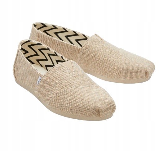 Toms Espadryle Damskie Beżowe Wsuwane Niskie 40 Jtb
