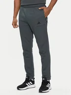 Spodnie sportowe męskie - adidas Spodnie dresowe Pump Workout IT4311 Zielony Regular Fit - miniaturka - grafika 1