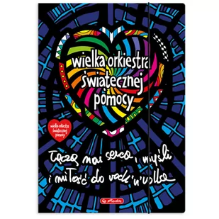 Herlitz Teczka rysunkowa A4 z gumką WOŚP - Teczki i skoroszyty - miniaturka - grafika 1