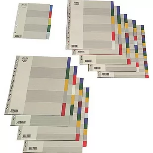 Elba PRZEKŁADKI A4 10T PP12/100 KOLOR - Przekładki do segregatorów - miniaturka - grafika 1
