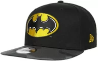 Czapki i chusty sportowe męskie - 9Fifty Warner Bros Batman Cap by New Era, czarny, Child (50-53 cm) - miniaturka - grafika 1