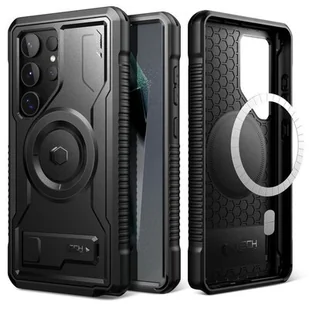 Etui SAMSUNG GALAXY S24 ULTRA Tech-Protect Kevlar MagSafe+ czarne - Etui i futerały do telefonów - miniaturka - grafika 1