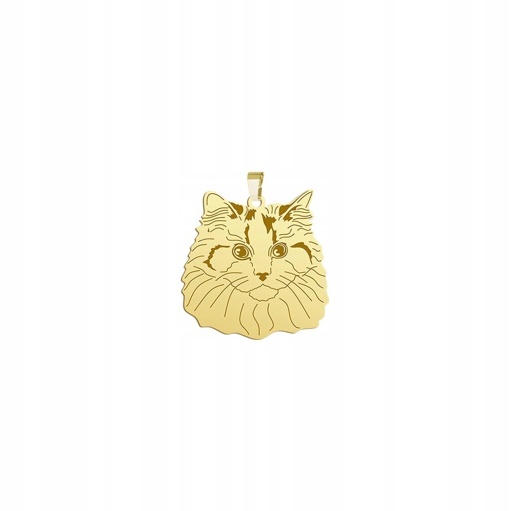 Zawieszka Złota Kot Ragdoll 925 Prezent Biżuteria Kobieta GRAWER GRATIS