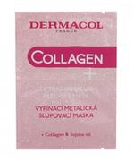 Maseczki do twarzy - Dermacol Collagen Lifting Metallic Peel-Off Maseczka do twarzy 15ml 118426 - miniaturka - grafika 1