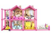 Domki dla lalek - Duży domek dla lalek z akcesoriami + Meble 69cm - miniaturka - grafika 1