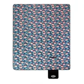 Koce piknikowe - NILS CAMP NC8014 NIEBIESKI FLAMINGI KOC PIKNIKOWY 220x200 PE ALU NILS CAMP 15-05-226 - miniaturka - grafika 1