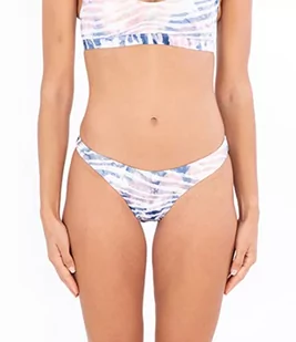 Hurley Hurley Damskie W zebra kolor Wash V odważne Btm spodnie bikini Rust Pink M HB1088 - Spodnie sportowe damskie - miniaturka - grafika 1