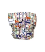 Pieluchy - Pieluszka wielorazowa AIO, KARMIENIE PIERSIĄ, One Size 6-15 kg, PUPUS - miniaturka - grafika 1