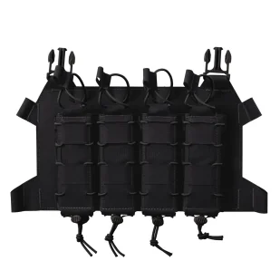 Panel Ładownica Direct Action Skeletonized Quad SMG Flap - Czarny - Odzież taktyczna i umundurowanie - miniaturka - grafika 1