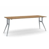 Stoły i stoliki do biura - B2B Partner Stół konferencyjny WIDE, orzech 2200 x 800 555728 - miniaturka - grafika 1