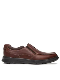 Clarks Półbuty Cotrell Free 261315667 Brązowy - Półbuty męskie - miniaturka - grafika 1