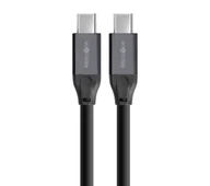 Kable komputerowe i do monitorów - Reinston USB-C do USB-C 100W 4K 60Hz 2m Czarny - miniaturka - grafika 1