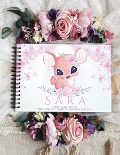 Album SARENKA dla dziewczynki, prezent na Roczek, Chrzest, narodziny - Pamiątka Chrztu Świętego - miniaturka - grafika 1