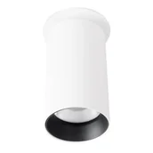 Lampy ogrodowe - Regulowany wpust sufitowy HALO H0126 Maxlight LED 9W 3000K biały czarny - miniaturka - grafika 1