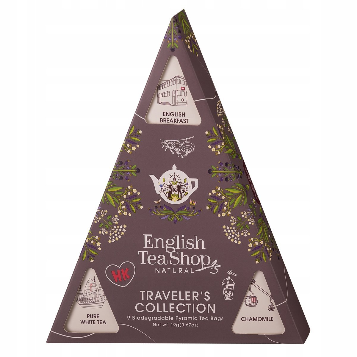 Travellers Collection - Zestaw 9 Herbat w Piramidkach BIO English Tea Shop