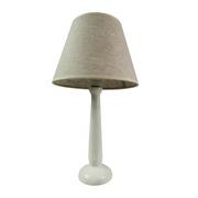 Lampy stojące - Nowoczesna lampka stołowa w stylu boho abażur z tkaniny do salonu, sypialni, pokoju dziecka - miniaturka - grafika 1