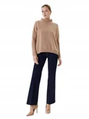 Spodnie damskie - GUESS GRANATOWE JEANSY DZWONY DŁUGIE Z PRZETARCIAMI 26/31 2CA - miniaturka - grafika 1