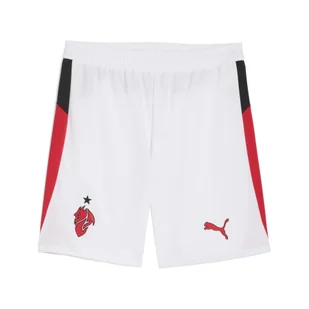 Męskie szorty AC Milan 25/26 PUMA White For All Time Red - Spodnie sportowe męskie - miniaturka - grafika 1