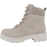 Botki damskie - Tom Tailor Damskie sztyblety 4291319, kremowe, 37 UE - miniaturka - grafika 1