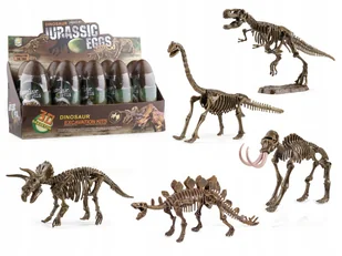 SKAMIELINA DINOZAURA Z MODELEM DINOZAURA DO ZŁOŻENIA Z ZESTAWEM NARZĘDZI - Mały naukowiec - miniaturka - grafika 1