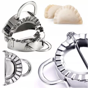 Maszynka do lepienia pierogów forma pierogarka metalowa idealny pieróg - Formy do ciast - miniaturka - grafika 1
