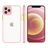 Etui i futerały do telefonów - Hurtel Milky Case silikonowe elastyczne półprzezroczyste etui do Xiaomi Redmi Note 10 / Redmi Note 10S różowy - miniaturka - grafika 1