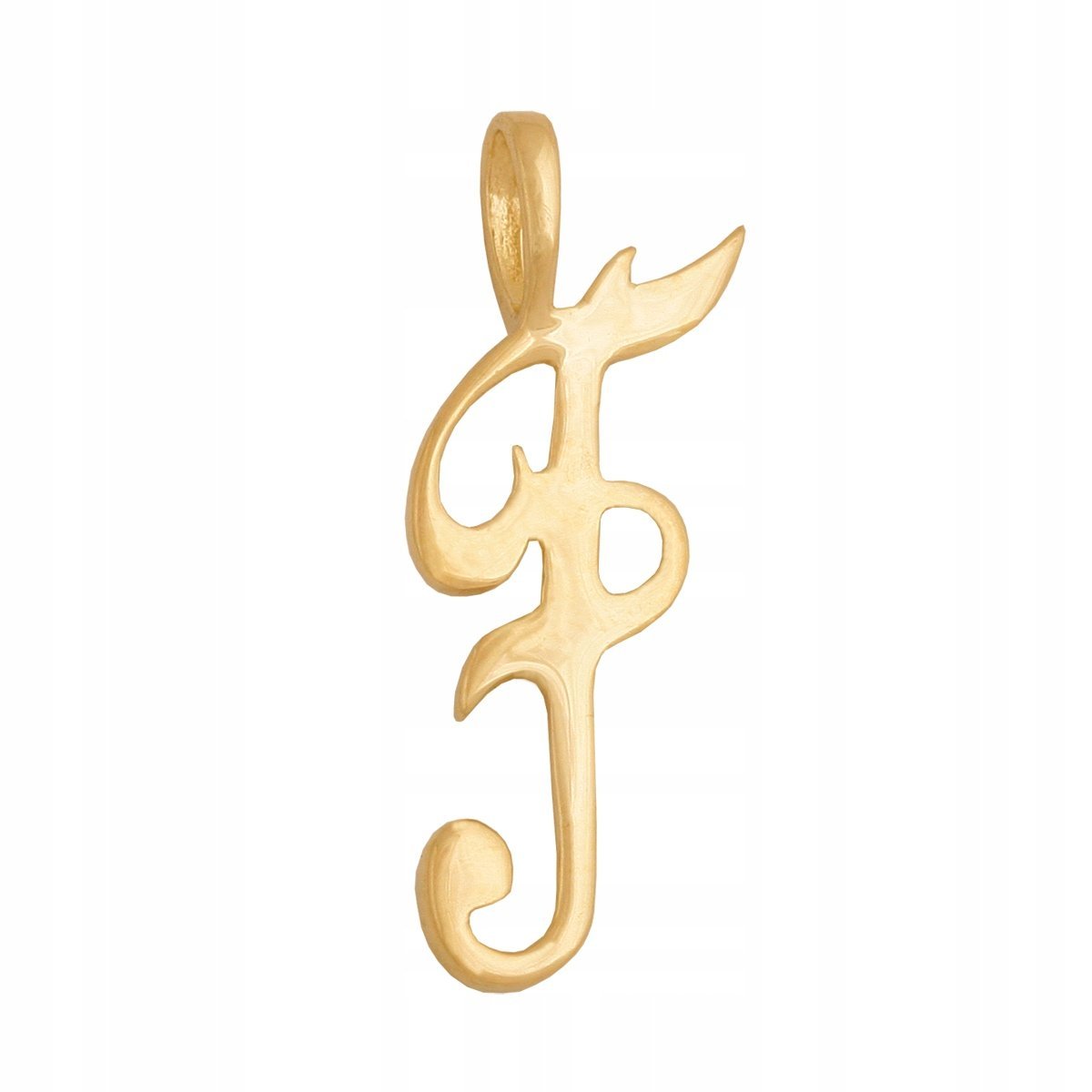 Złota Zawieszka Literka 585 0.60 g Fantazyjna
