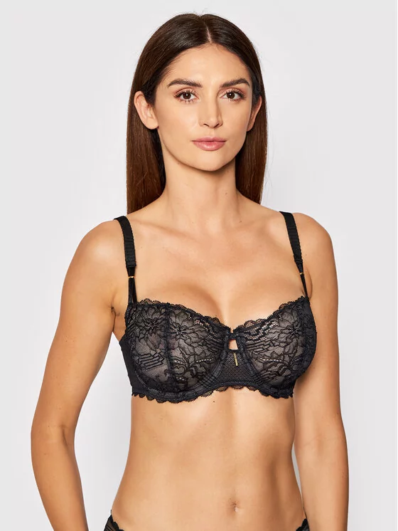 SPANX Biustonosz bezszwowy Bra-llelujah! Wireless 30017R Czarny