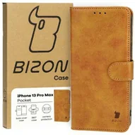 Etui i futerały do telefonów - Bizon Etui Case Pocket do Apple iPhone 13 Pro Max, brązowe - miniaturka - grafika 1