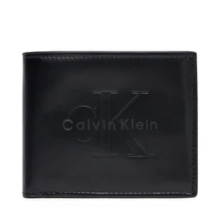 Portfel męski Calvin Klein Bold Billfold W/Coin LV04D1156G Czarny - Portfele - miniaturka - grafika 1