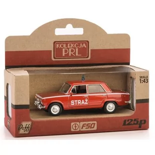Daffi Kolekcja PRL-u Fiat 125P Straż - Samochody i pojazdy dla dzieci - miniaturka - grafika 2