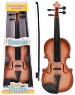 Instrumenty muzyczne dla dzieci - Urwiskowo, skrzypce dla dzieci smyczek 4 struny beżowe - miniaturka - grafika 1