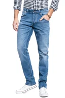 Spodnie męskie - Męskie Spodnie Jeansowe Mustang Michigan Tapered 1007730 5000 683-W31 L34 - miniaturka - grafika 1