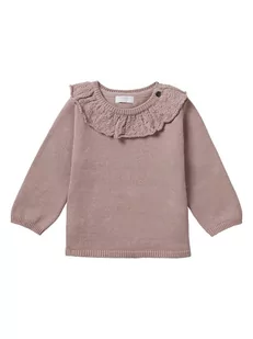 Noppies Sweter "Valley" w kolorze szaroróżowym - Bluzy i sweterki niemowlęce - miniaturka - grafika 1