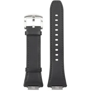 Ralph Giallo Pasek do etui na Apple Watch czarny ze srebrną sprzączką - skórzany - Akcesoria do smartwatchy - miniaturka - grafika 2