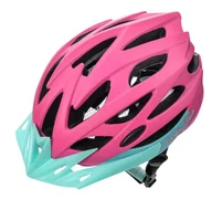 Kaski rowerowe - KASK ROWEROWY METEOR OVLO różowy r.L 16864 - miniaturka - grafika 1