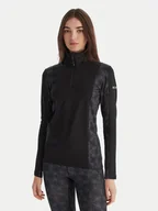 Pozostała odzież narciarska - Roxy Bielizna termoaktywna górna Daybreak Brushed Half Zip ERJLW03054 Czarny Slim Fit - miniaturka - grafika 1