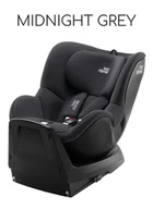Foteliki samochodowe - BRITAX ROMER DUALFIX PLUS 0-12kg Midnight Grey - miniaturka - grafika 1