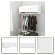 Szafy - The Living Store Szafa biała 100x32,5x35 cm Materiał drewnopochodny - miniaturka - grafika 1