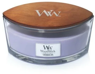 WoodWick Świeca w szkle Elipsa Lavender Spa 76492E 90mm x 120mm - Świece - miniaturka - grafika 3